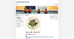 Desktop Screenshot of loribreeders.com